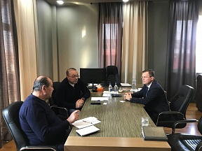 О встрече Генерального консула России в Гюмри И.Б.Титова с Председателем Торгово-промышленной палаты Ширакской области К.К.Гомцяном О встрече Генерального консула России в Гюмри И.Б.Титова с Председателем Торгово-промышленной палаты Ширакской области К.К.Гомцяном